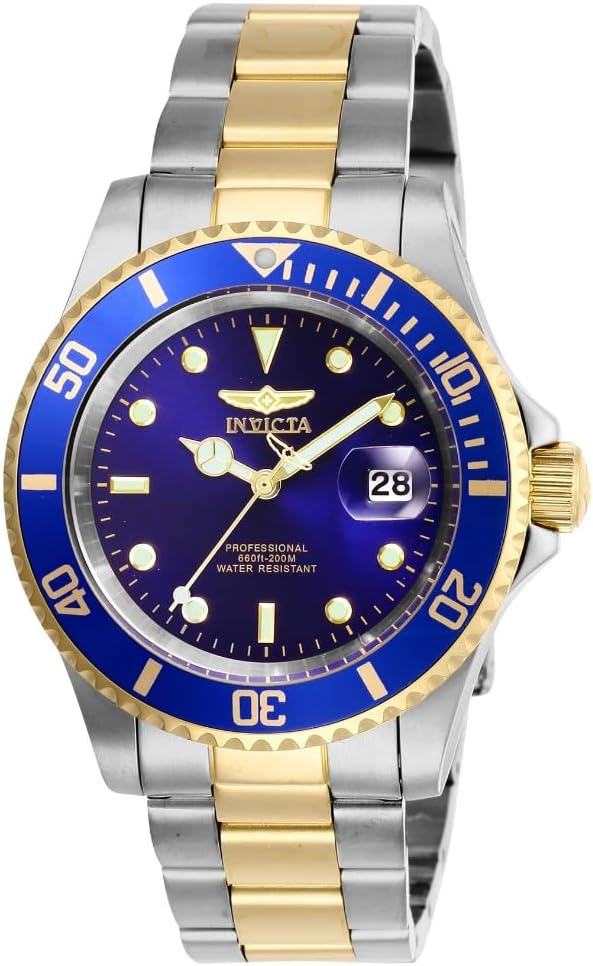 Pro Diver Quartz Watch - Blue Elegance