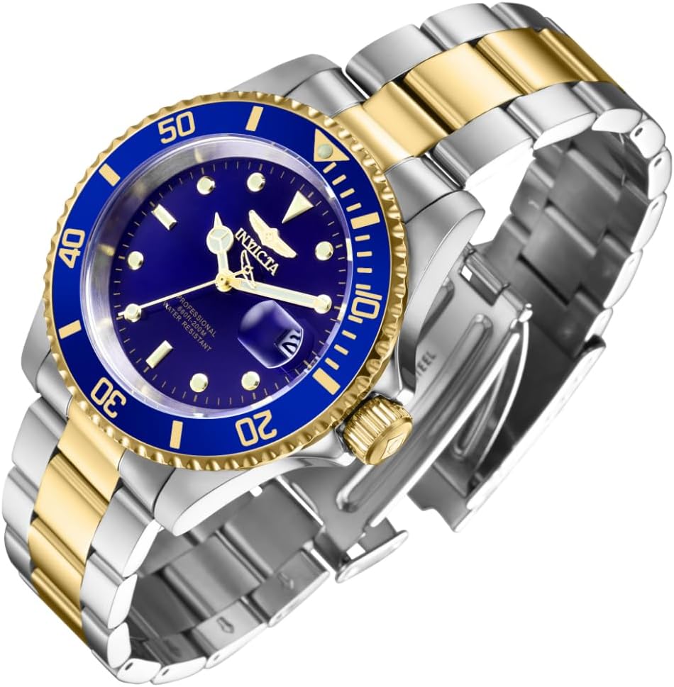 Pro Diver Quartz Watch - Blue Elegance